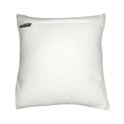 Hand made hand quilted patchwork pillow cover, cushion cover, throw pillow calico red Star garland by HOME HEART Brands(made in India)