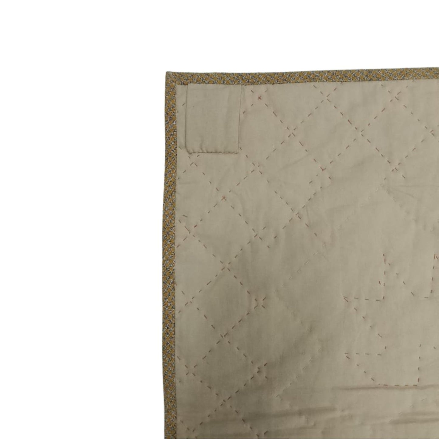 Hand made hand quilted quilt, table accent piece, Table topper Autumn leaves plaid fall quilt Cotton Heirloom Quality by HOME HEART Brands