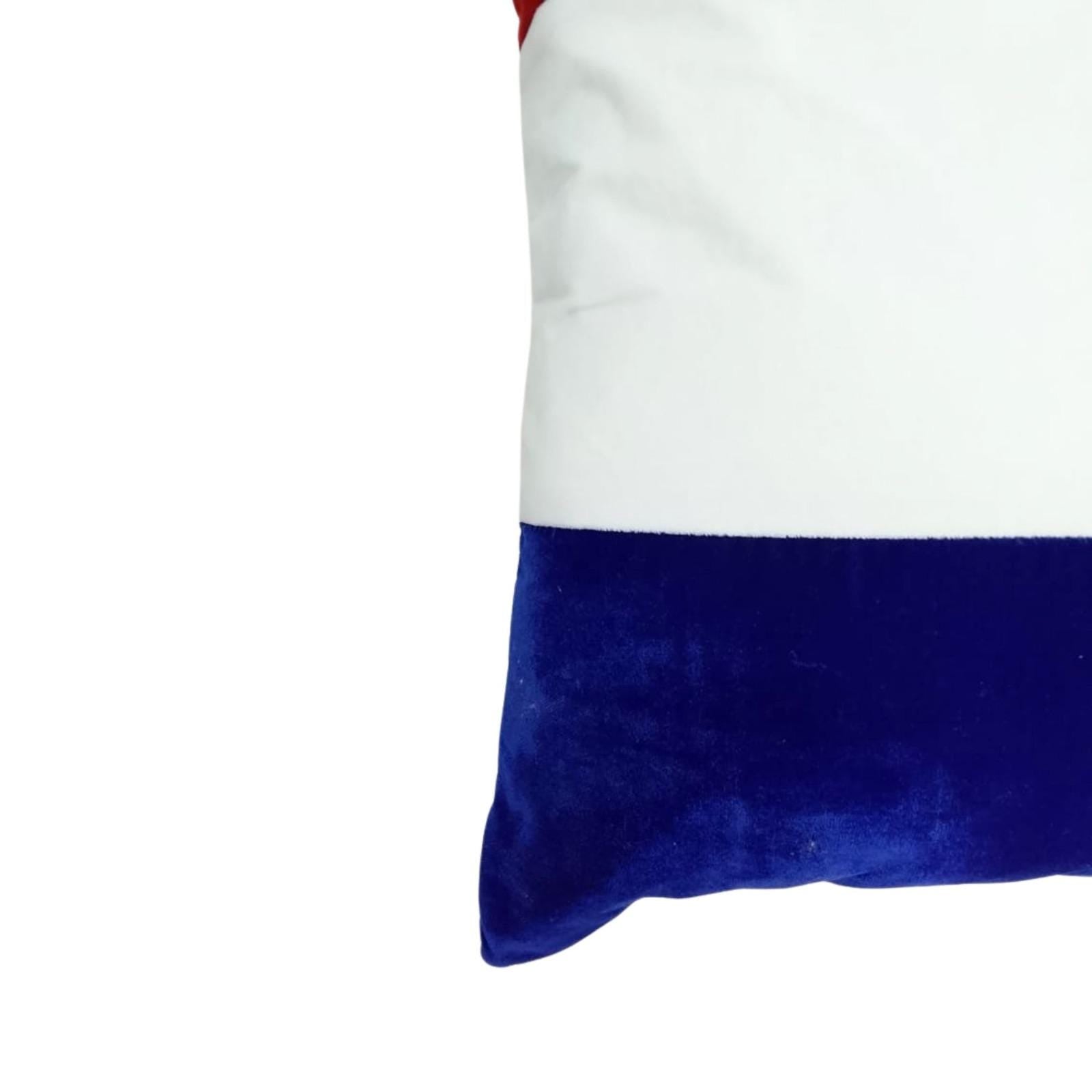 Velvet Netherlands Flag pillow cover, cushion cover, pillow not included red white blue velvet fabric by HOME HEART Brands(made in India)