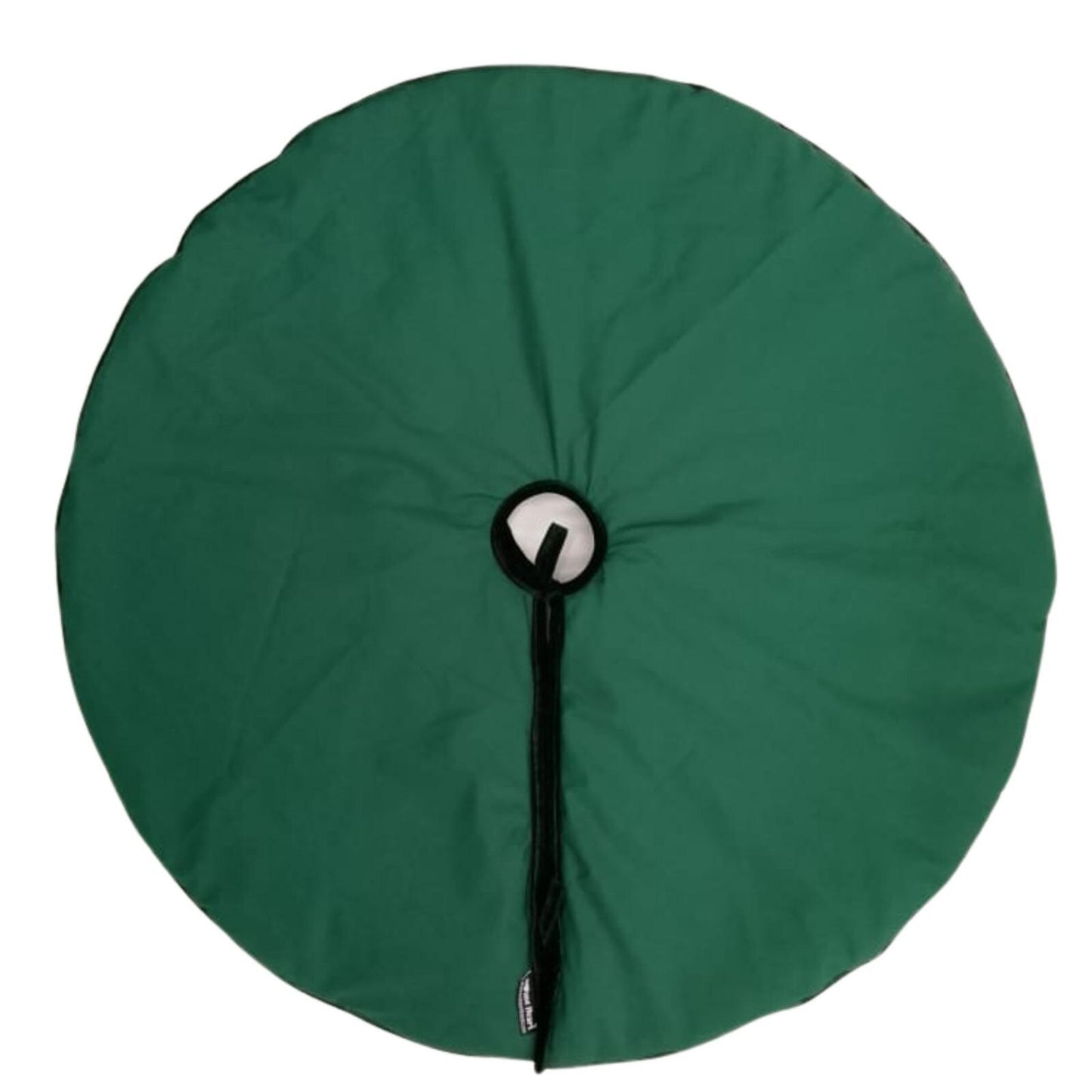Christmas tree skirt micro green Velvet fabric Quilted with with Gold Star Embroidery. Thick Double Layer quilted by HOME HEART Brands