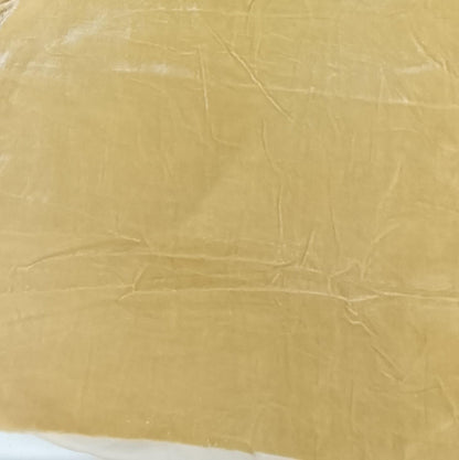 Golden Beige Micro Velvet Fabric: 42" Wide, Home Decor Sewing Fabric