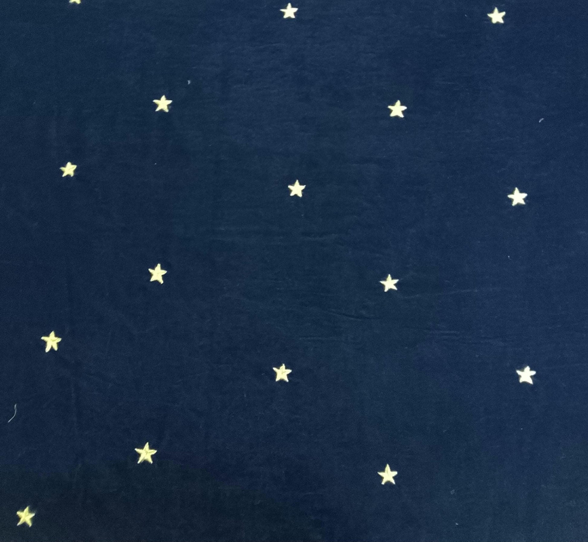 Fabric micro velvet crafted gold star embroidered soft fabric 42” wide choose your yard collection by HOME HEART Brands (Made in India)