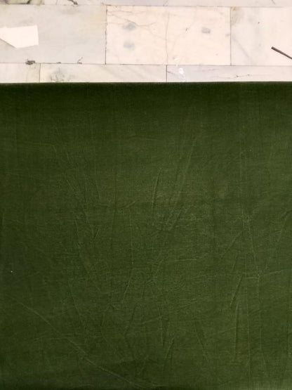 Fabric Micro Velvet Fabric Olive Green soft fabric 42” wide choose your yard meter in cut collection by HOME HEART Brands (Made in India)