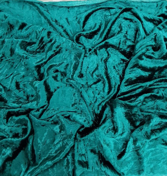 Fabric rayon Velvet Soft Luxe Finish  Elegant 42” wide yard meter in cut collection by HOME HEART Brands (Made in India)