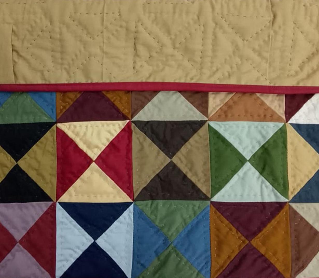 Made to order: Hand Quilted Patchwork Bedspread Quilt | Farmhouse quilt| King Queen Twin Custom Sizesby HOME HEART Brands(Made in India)