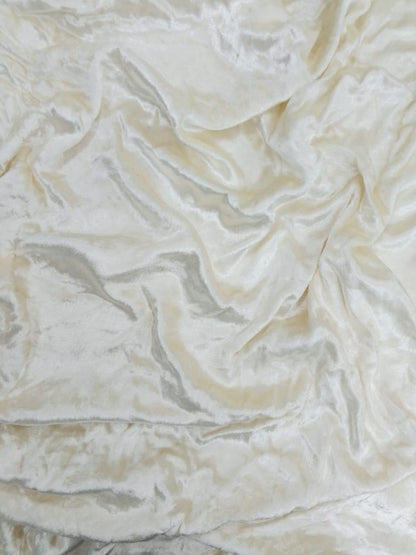 Fabric rayon Velvet Soft Luxe Finish  Elegant 42” wide yard meter in cut collection by HOME HEART Brands (Made in India)