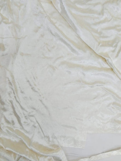 Fabric rayon Velvet Soft Luxe Finish  Elegant 42” wide yard meter in cut collection by HOME HEART Brands (Made in India)