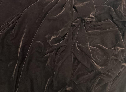 Velvet soft fabric 42” wide  Midnight Teal choose your yard meter in cut collection by HOME HEART Brands (Made in India)