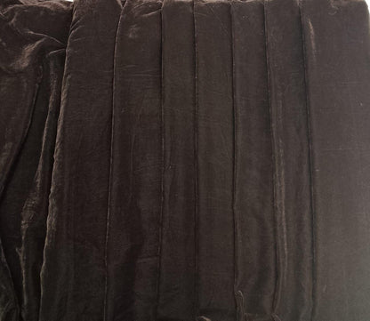 Velvet soft fabric 42” wide  Midnight Teal choose your yard meter in cut collection by HOME HEART Brands (Made in India)