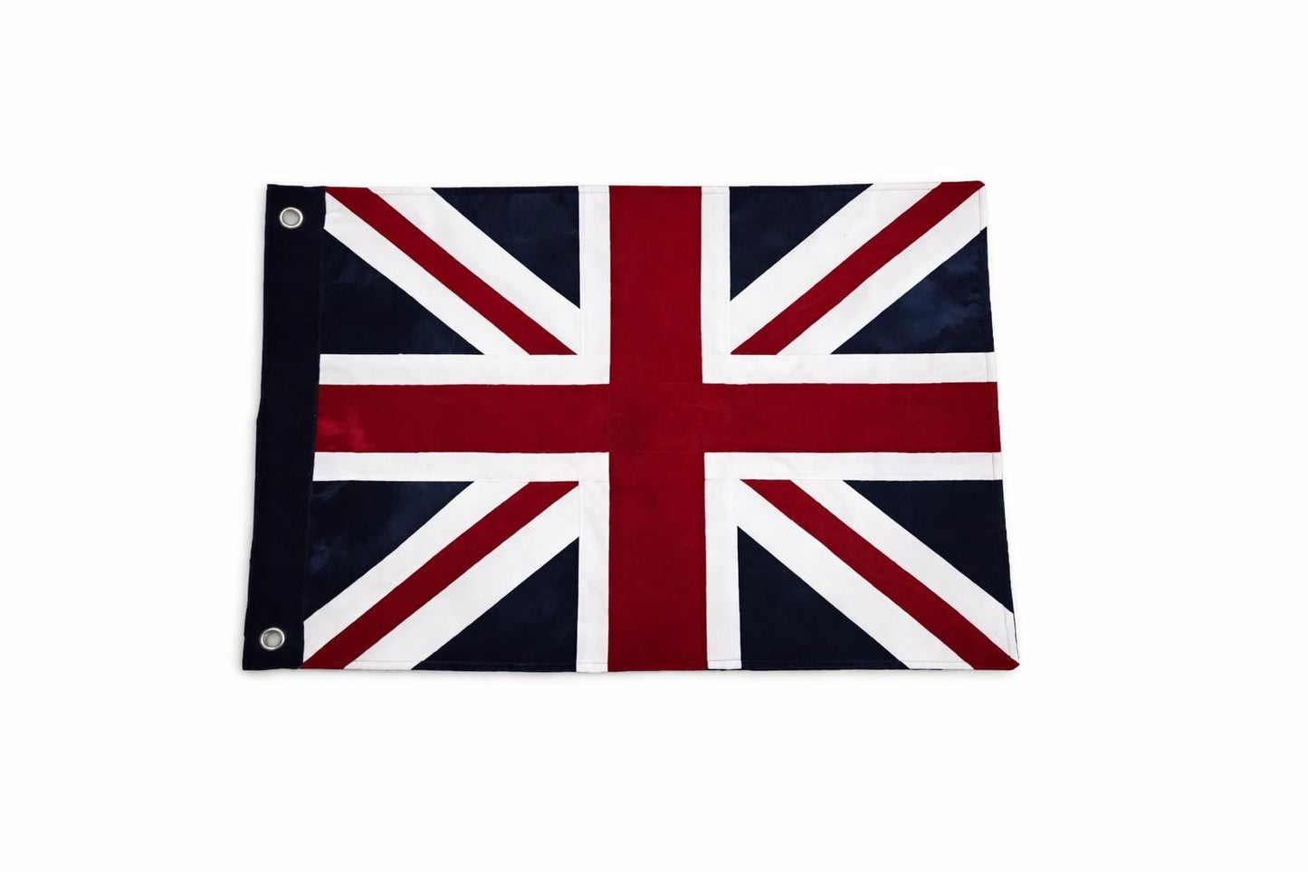 Luxury Micro Velvet Union Jack Patchwork Flag with Eyelets Handmade Wall Flag 14"x19" Union jack flag by Home Heart brands (Made in India)