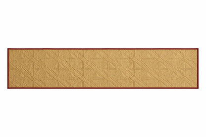 Primitive Pinwheel Quilt Table Runner Hand Quilted table runner, patchwork Calico Country cotton fabric by HOME HEART Brands(made in INDIA)