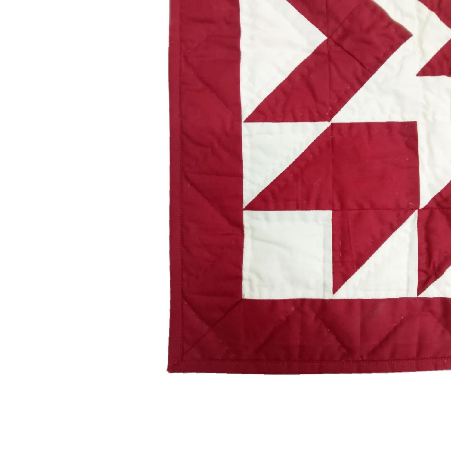 Wall hanging  hand quilted quilt, Table topper, Patchwork | Primitive barn quilt Patchwork Farmhouse Quilt Decor | Primitive Cotton Quilt