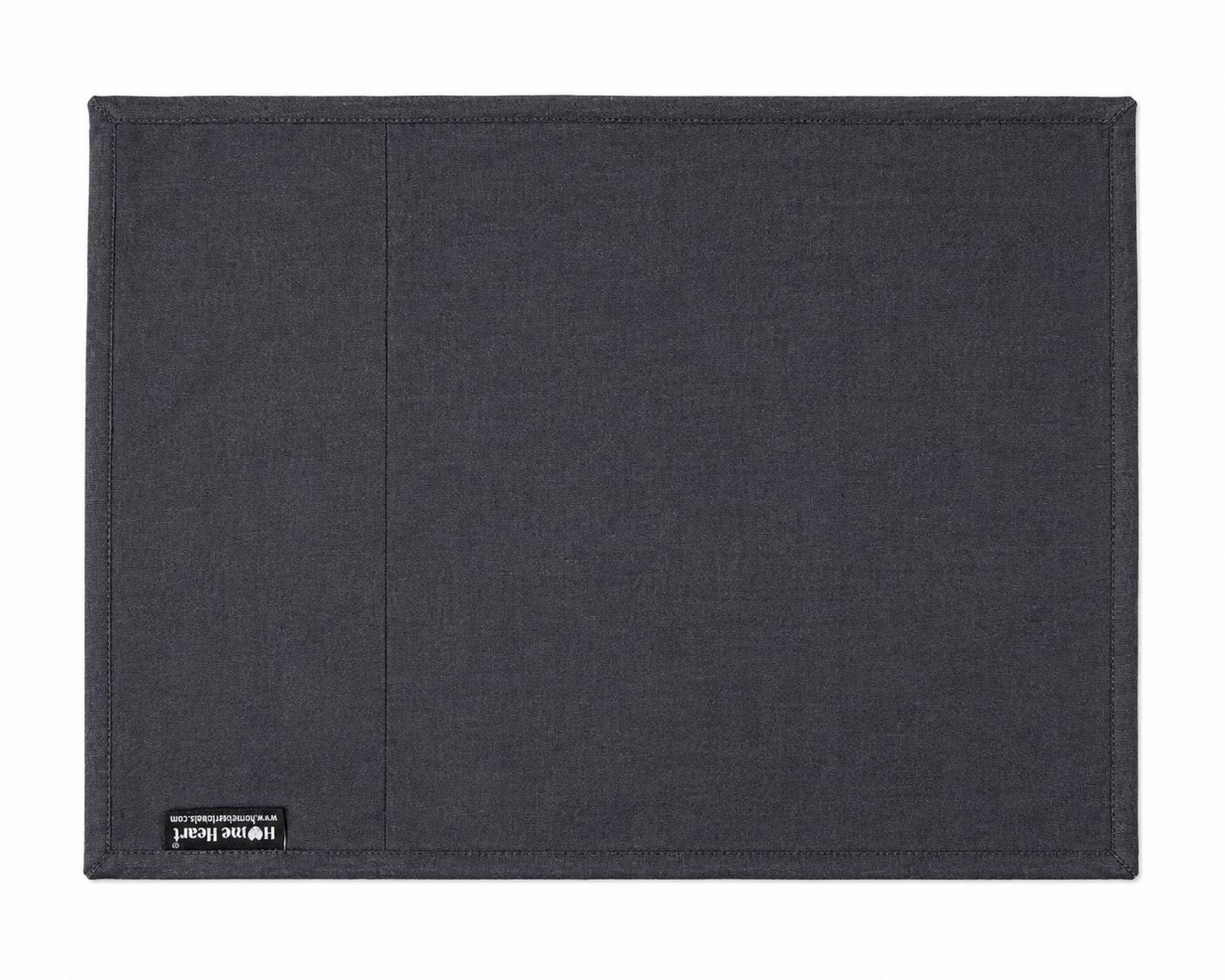 Denim Floral Placemat with Cutlery Pocket reversible Table runner, Trivet, placemat & Table toppers design by HOME HEART Brands