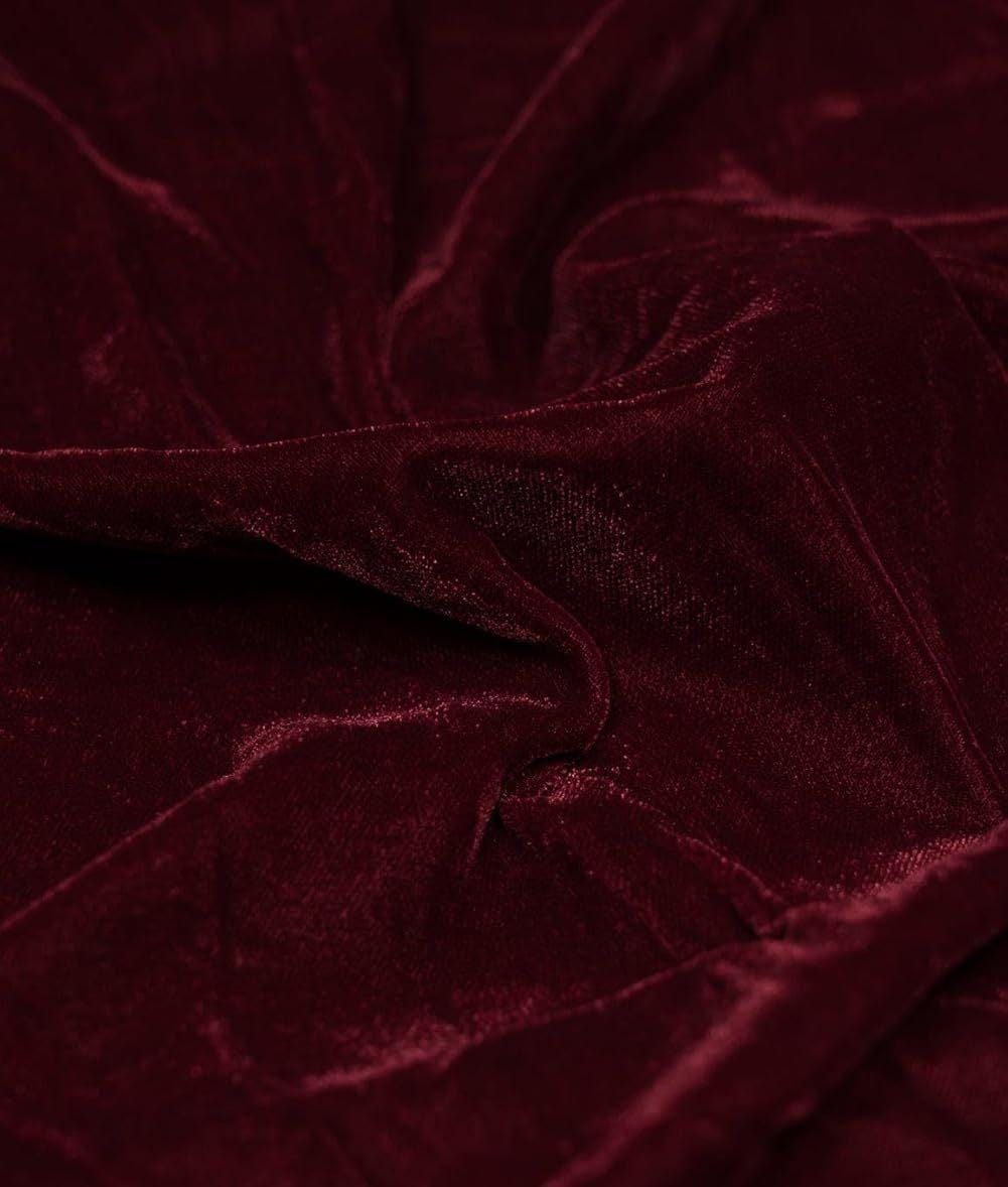 Luxury Burgundy Velvet Rod Pocket Window Valance Custom Size Curtain Valance Farmhouse Velvet Kitchen Window Treatment Home Heart Collection