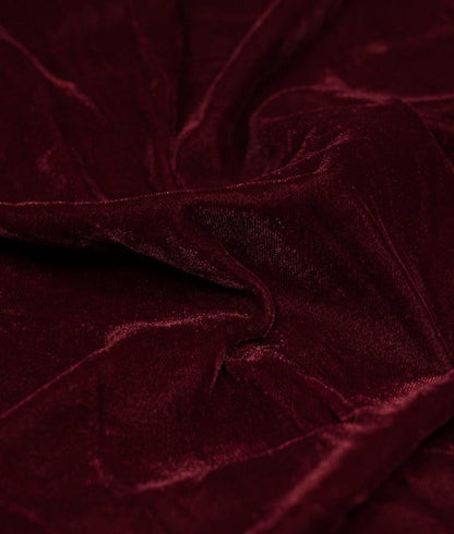 Luxury Burgundy Velvet Rod Pocket Window Valance Custom Size Curtain Valance Farmhouse Velvet Kitchen Window Treatment Home Heart Collection
