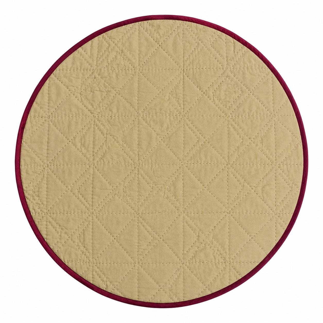 Primitive Pinwheel Hand Quilted Round Table Topper, Farmhouse Patchwork Table Mat, Country Rustic Quilt Centerpiece, Primitive Home Decor