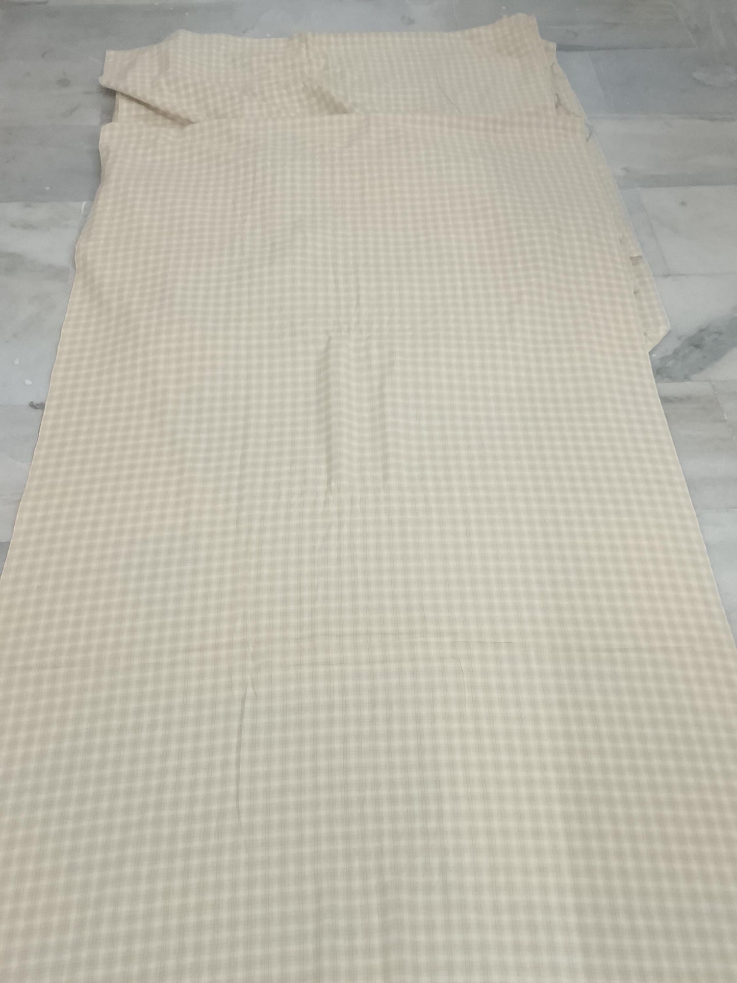 Quilt Fabric soft cotton khaki beige wheaten plaid home spun Fabric choose your yard in cut collection by HOME HEART Brands (Made in India)