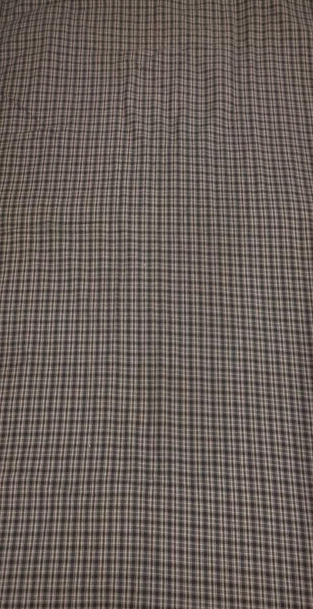 Primitive Plaid Window Valance Farmhouse Rod Pocket Curtain Valance with Khaki Lining Rustic Country Heritage Plaid Collection Made in India