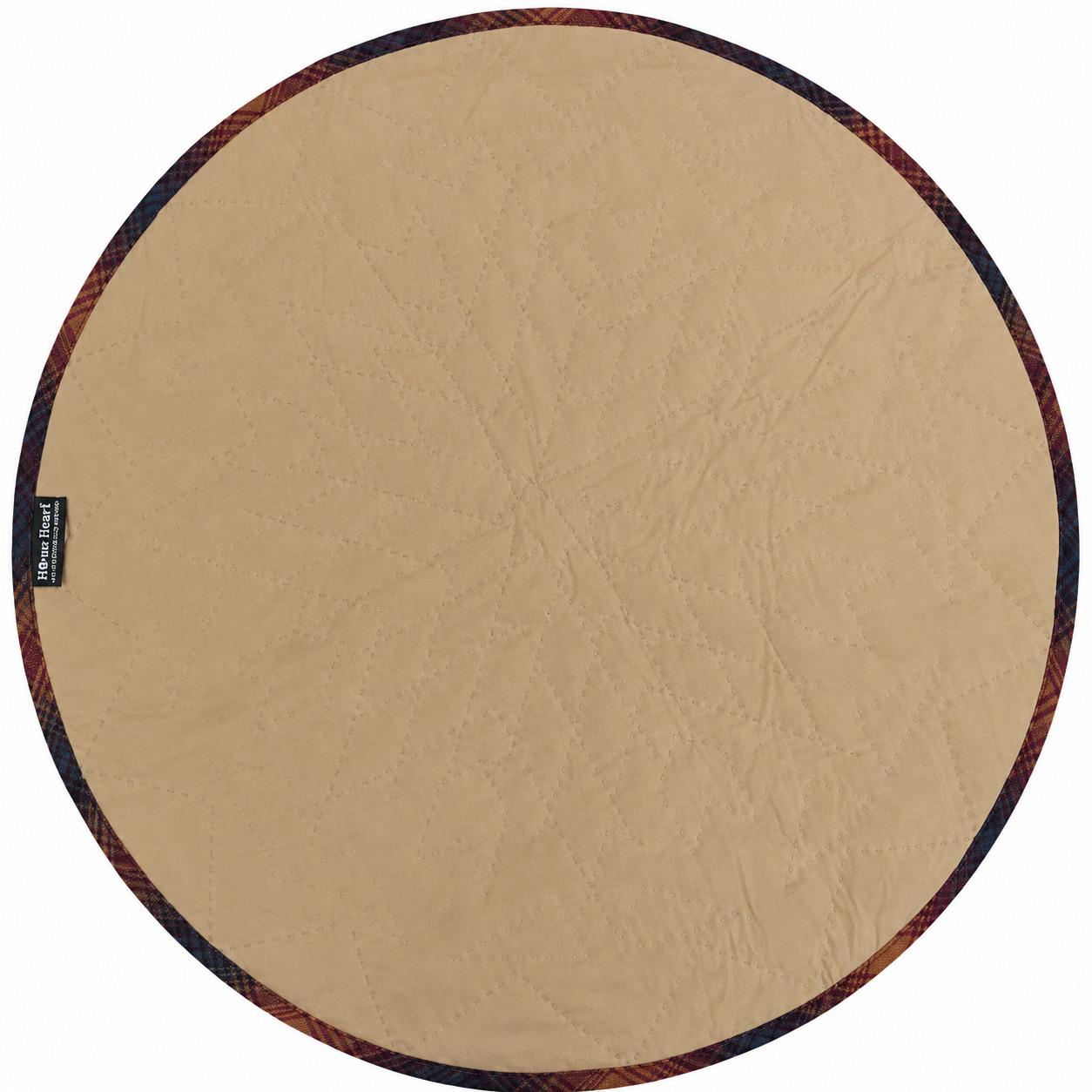 Autumn Leaves Quilted Table Topper Fall Centerpiece Mat, Handmade Patchwork Thanksgiving Table Decor by Home Heart brands (Made in India)