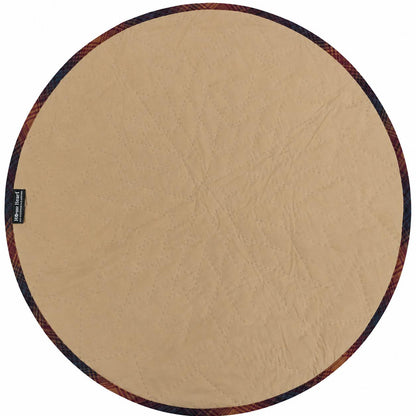 Autumn Leaves Quilted Table Topper Fall Centerpiece Mat, Handmade Patchwork Thanksgiving Table Decor by Home Heart brands (Made in India)