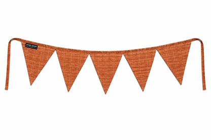Primitive Autumn Patchwork Bunting Garland, Farmhouse Fall Pennant Banner, Rustic Thanksgiving Decor by HOME HEART Brands (Made in India)