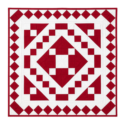 Diamond Chain Quilt Table Topper Quilted Table Topper Handmade Patchwork Wallhanging quilt Centerpiece by Home Heart Brands (Made in India)