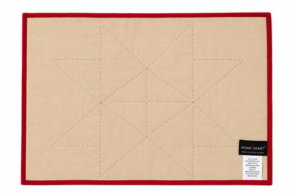 Flat Hand Quilted Table Runners & Toppers | Rising Country Star Plaid Collection | HOME HEART Brands | Made in India