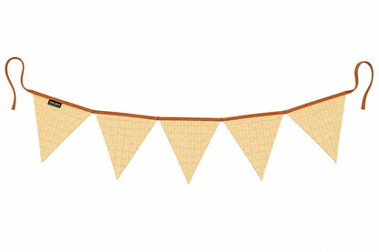Fall Pumpkin Bunting Banner Plaid Fabric Pennant Garland, Rustic Autumn Thanksgiving Harvest Decoration by HOME HEART Brands (Made in India)