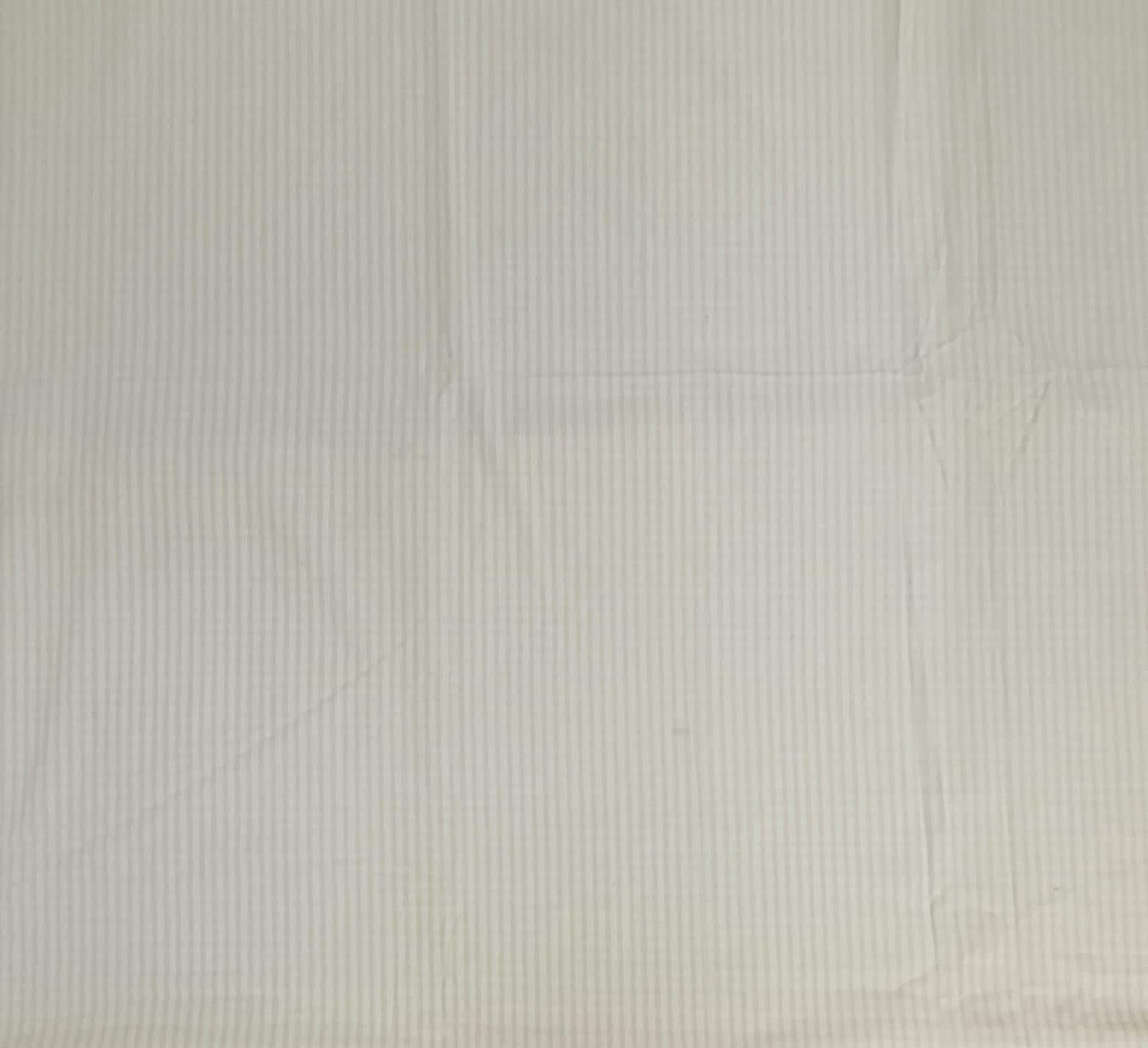 Ivory Cream Country Plaid Cotton Fabric 42" wide Fine Stripe Plaid Fabric by the Yard, Primitive Country Ticking Stripe by HOME HEART