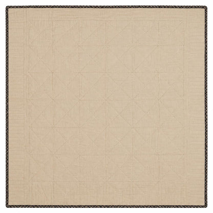 Primitive Patchwork Quilt 48x48 Inch, Handmade Lap Quilt, Rustic country Plaid Pinwheel Throw baby quilt Home Heart brands (Made in India)