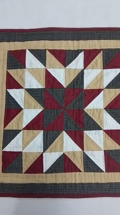 Table runner hand quilted patchwork Table Runner & table Toppers Southwestern star quilted runner by HOME HEART Brands(made in INDIA)